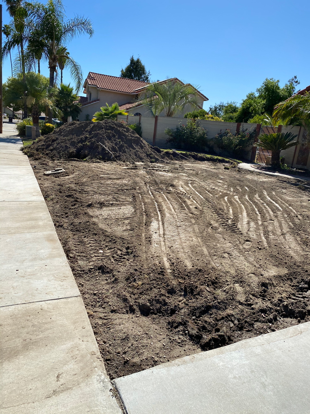 Front Driveway Demo
