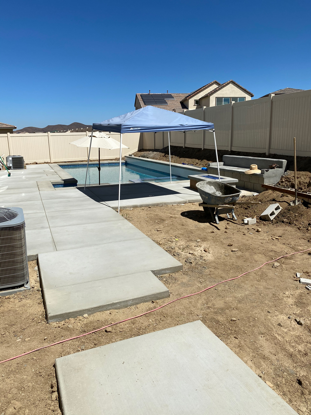 Custom Pool with Decking